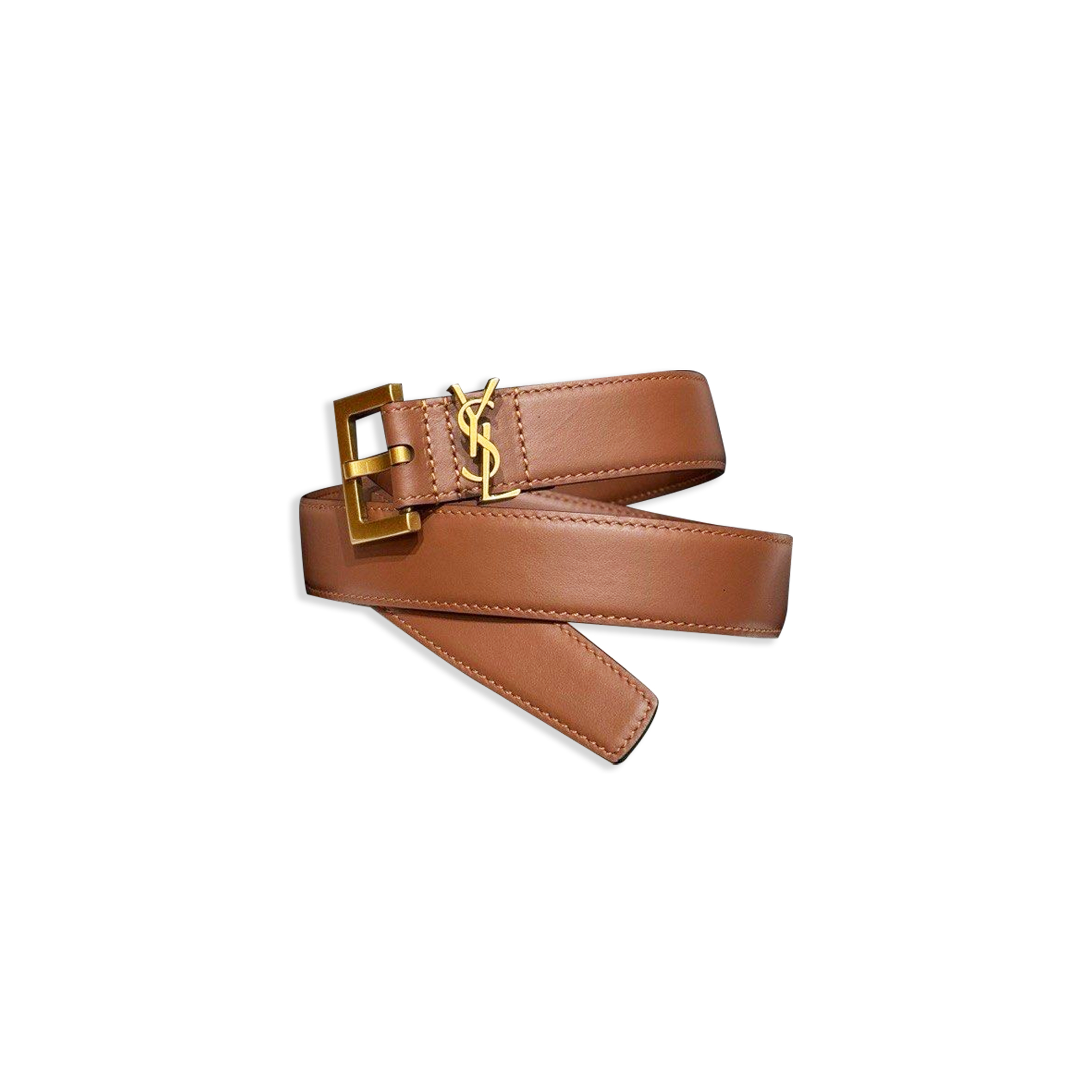 YSL BELT BROWN 3964211